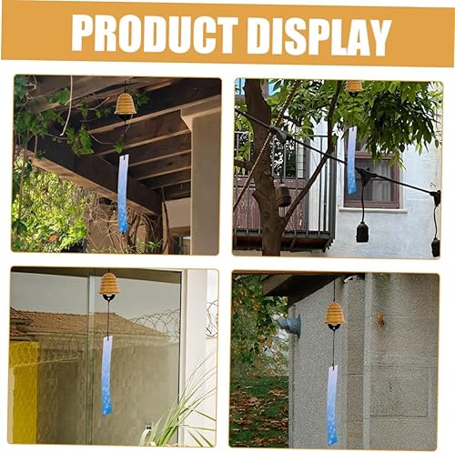 Miniatura 7 de DECHOUS 2Pcs Retro Hanging Wind Chime Pendant Wind Bell Outdoor Garden Courtyard Patio Decor with Relaxing Sound