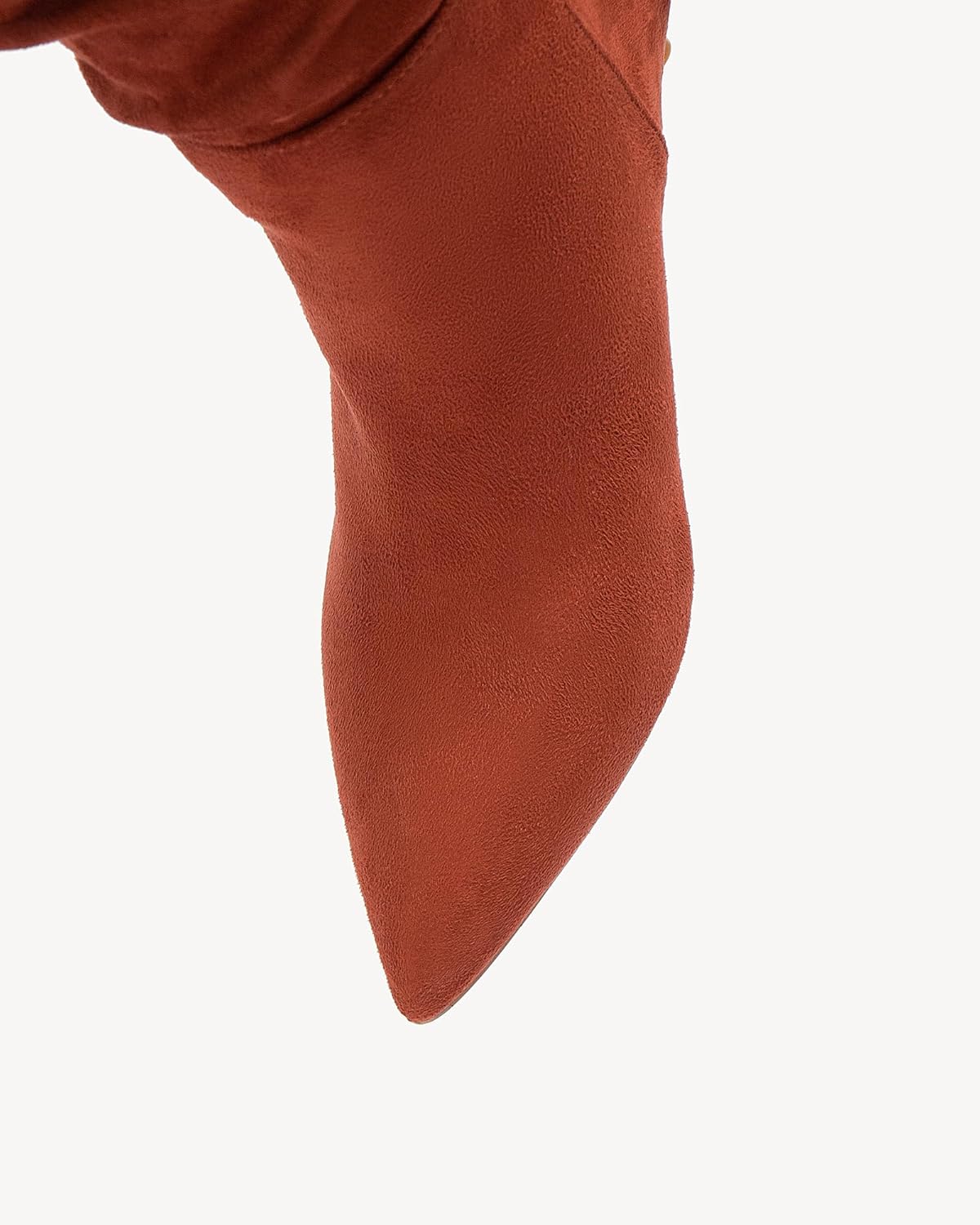 NEWBELLA Women's Stacked Mid-Calf Boots - Casual Pointed Toe Booties with Stiletto Heel for Fall Winter & Everyday Wear - Image 2