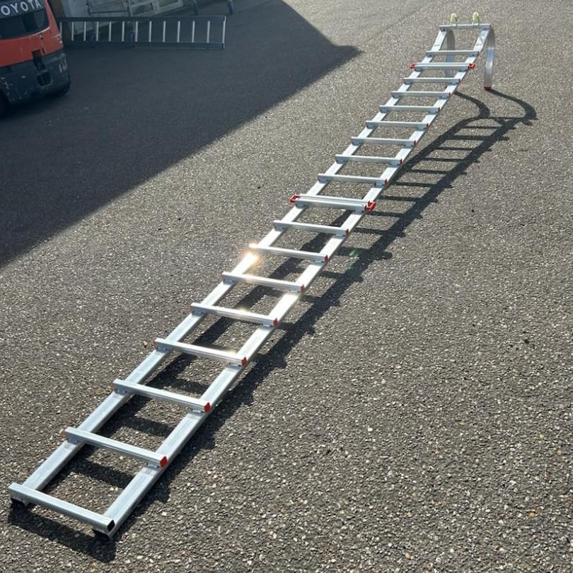 Rallonge d'Échelle de Toit en Aluminium 1,50 m – Accessoire Robuste pour Travaux en Hauteur