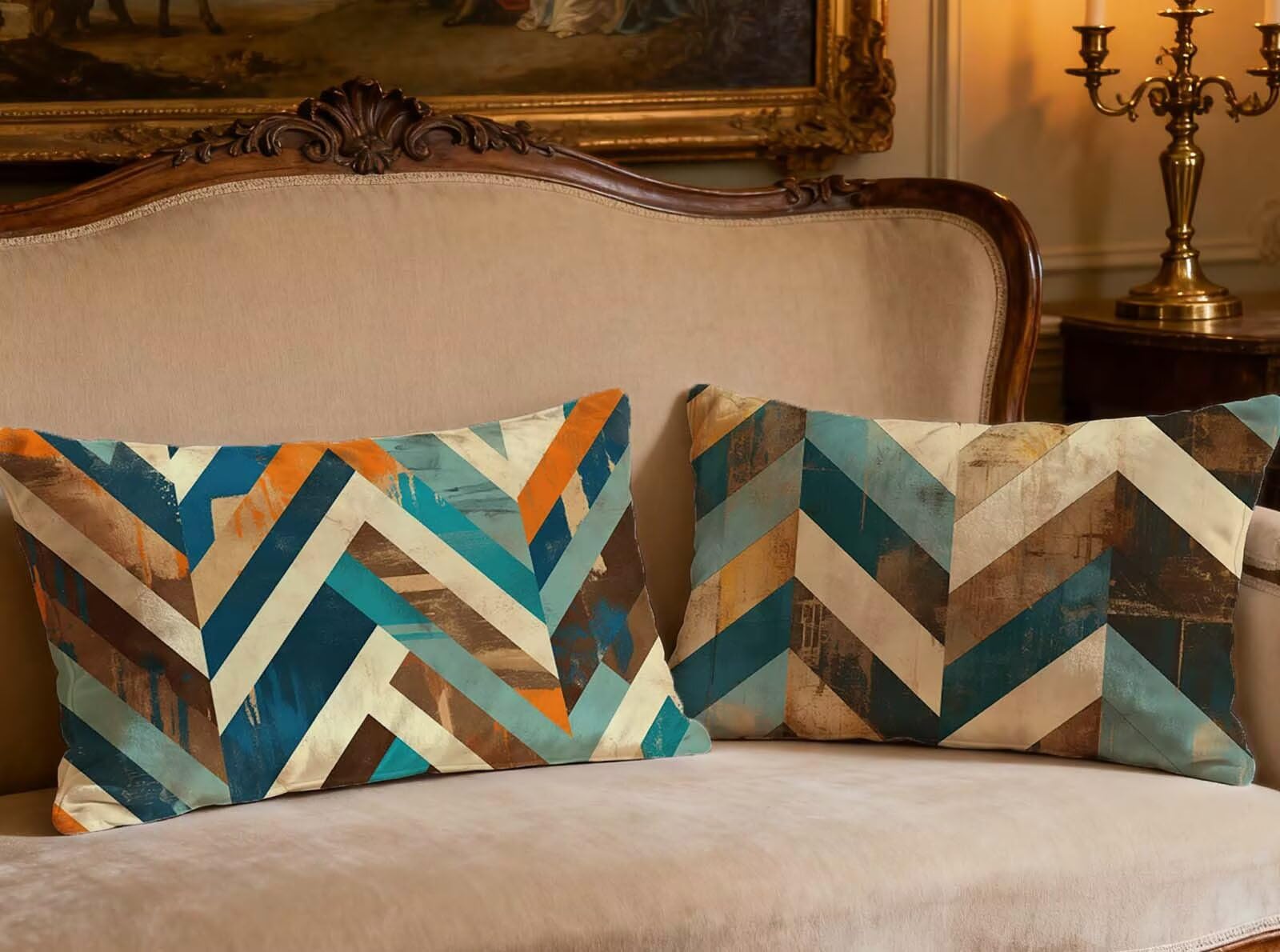 Velours coussin nordique haut de gamme 70x90cm pour décoration maison raffinée