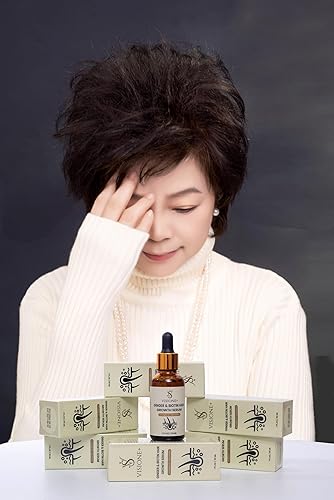 Miniatura 4 de VISIONE+ Ginger and Biotin - Suero para el crecimiento del cabello, 1 onza líquida (paquete de 1), beige