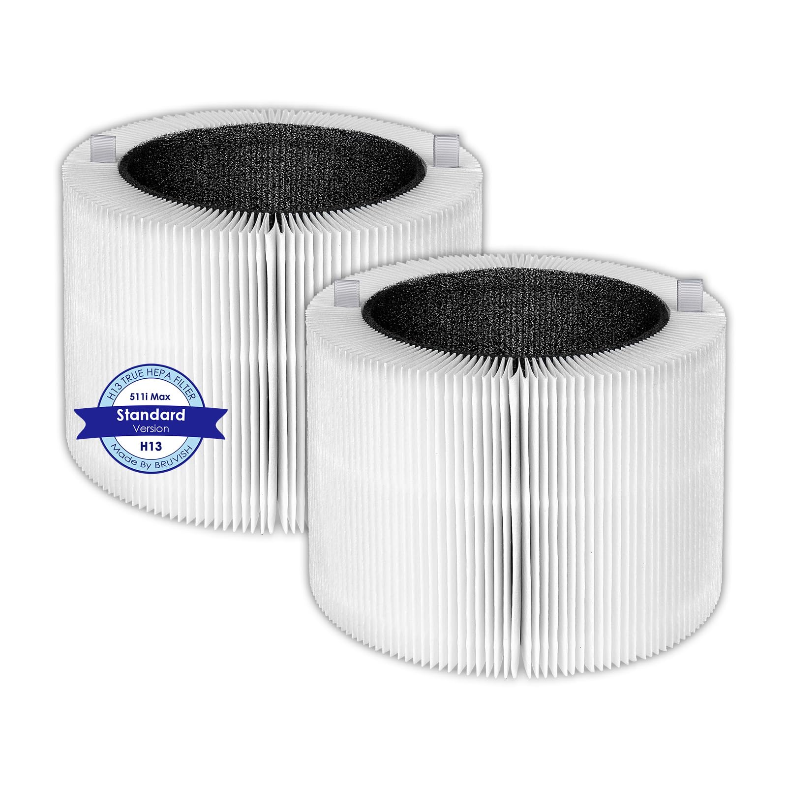 Selfgurher Lot de 2 filtres de rechange 511i Max compatibles avec purificateur d'air Blue Pure 511i Max, filtre HEPA H13, Blue Pure F5MAX