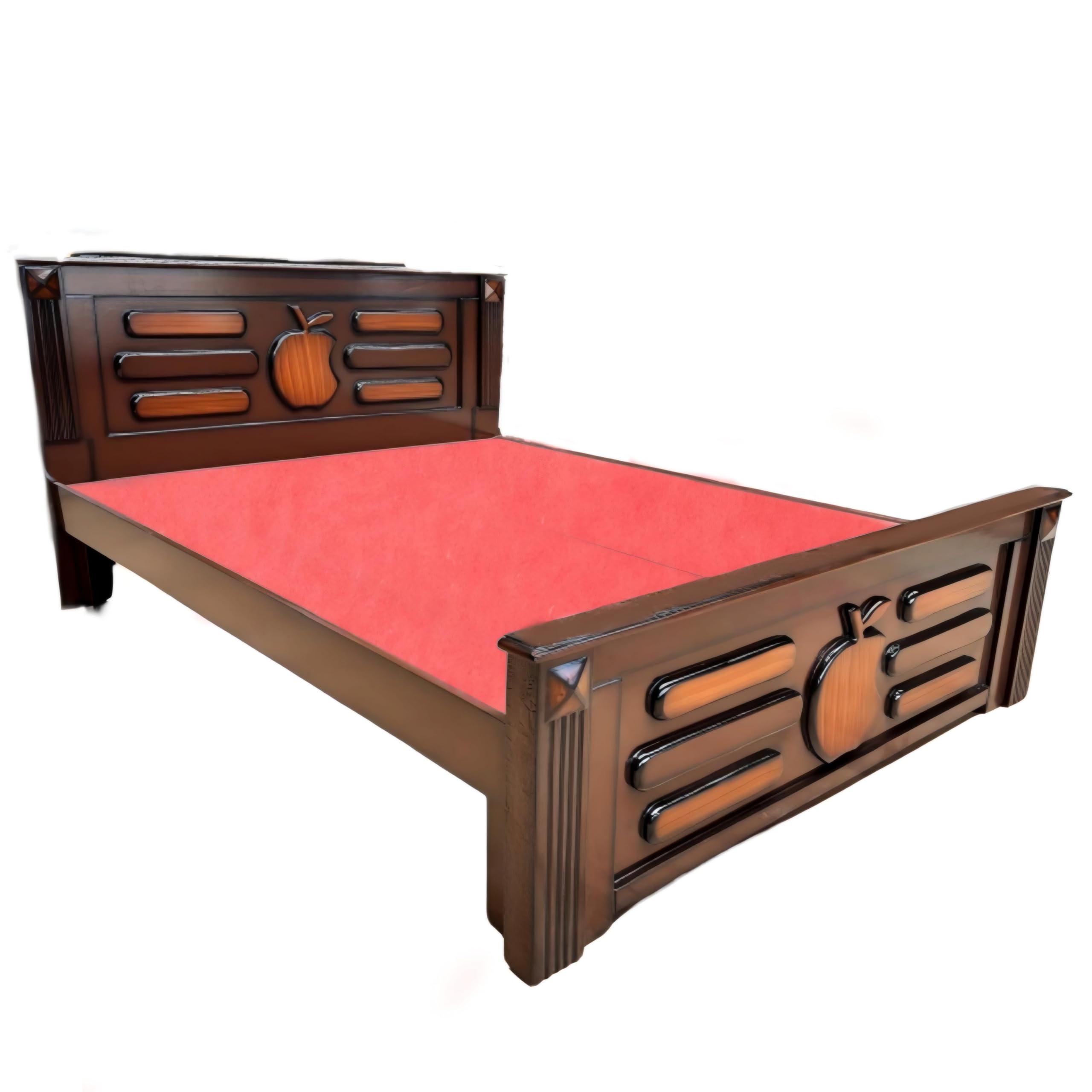 Om Shivaya Furniture Works Assam Teak and Engineered Wood Brown