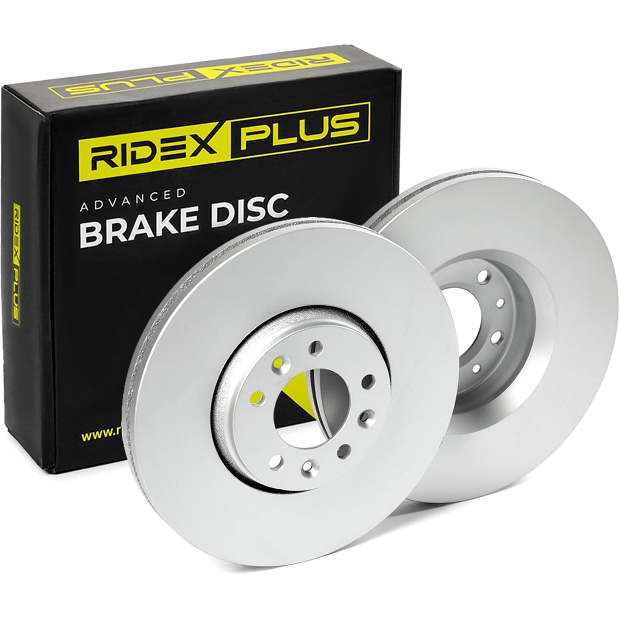 RIDEX PLUS 82B0250P 2x Disco de freno Delantero con tornillos Compatible con CITROËN C5 III Familiar RW