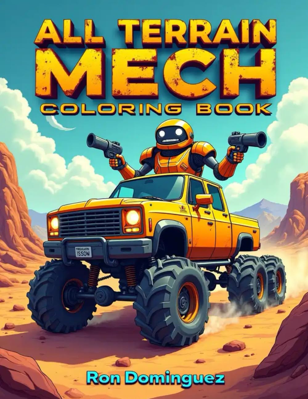 ALL TERRAIN MECH COLORING BOOK (Heavy metal battle bots)