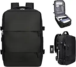 Mochila Executiva Premium Viagem Faculdade Trabalho Bagagem Mala de Mão Grande Impermeável Com Compartimento Para Notebook