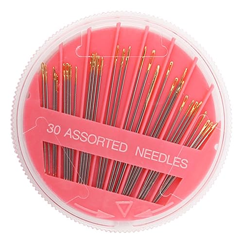 Sturdy Alloy Hand Stitching Needle Set Of 30 With Reinforced