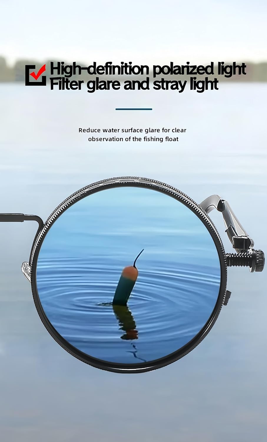 Adjustable Tint Sunglasses (1-9 Gear Settings) - Rounded Polarized Lenses