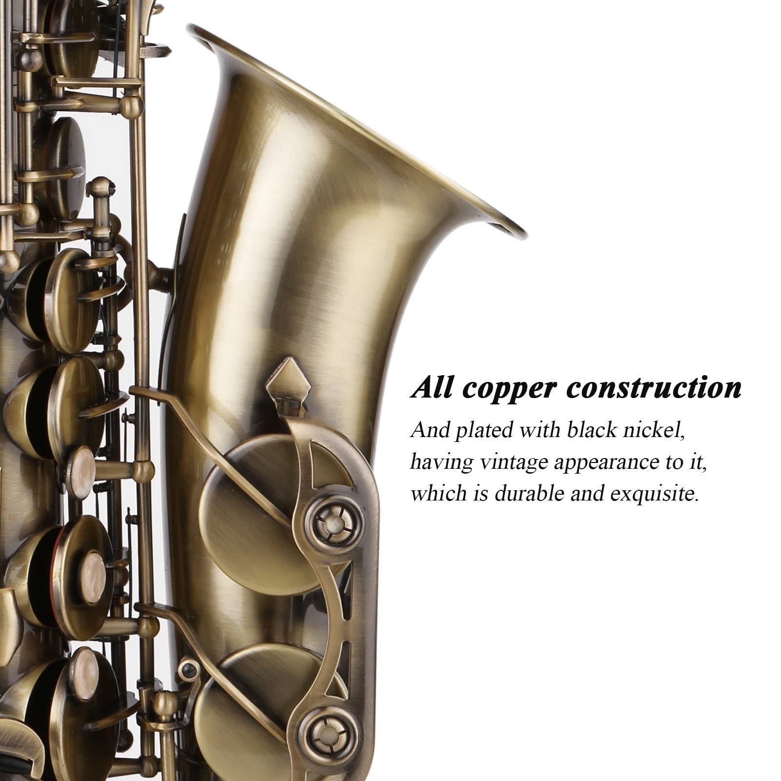 Sassofono Mi Bemolle Sassofono Contralto Ottone Laccato Oro MIB Sax Strumenti Musicali A Fiato