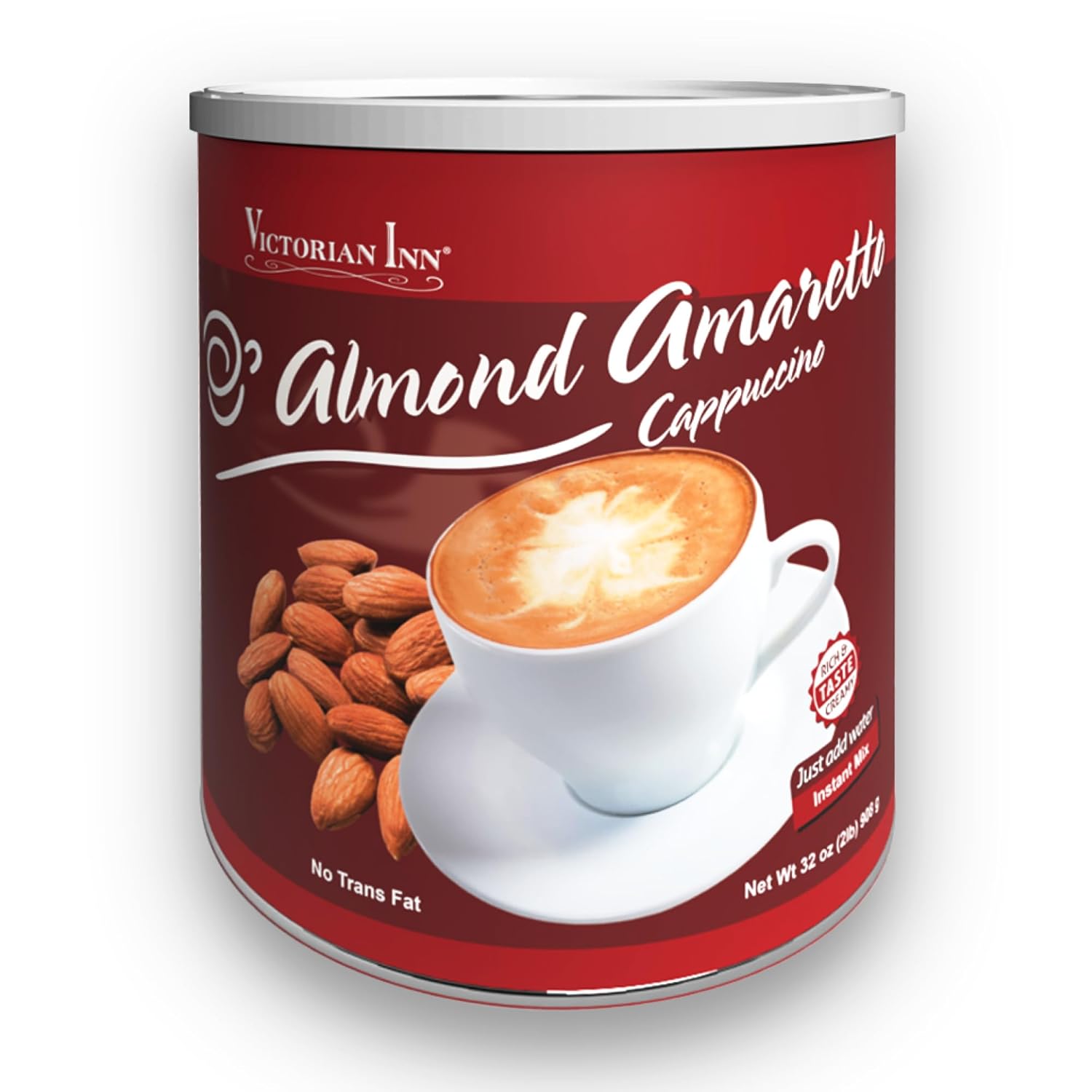 Victorian Inn Instant Cappuccino, Almond Amaretto, 2 Pound (Pack of 1)