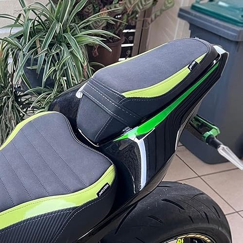 Vista 2 de Asiento delantero de cuero suave Touring Waterpfroof, cojín para asiento trasero del pasajero, asiento trasero para Z900 Z-900 2017 2018 2019 2020