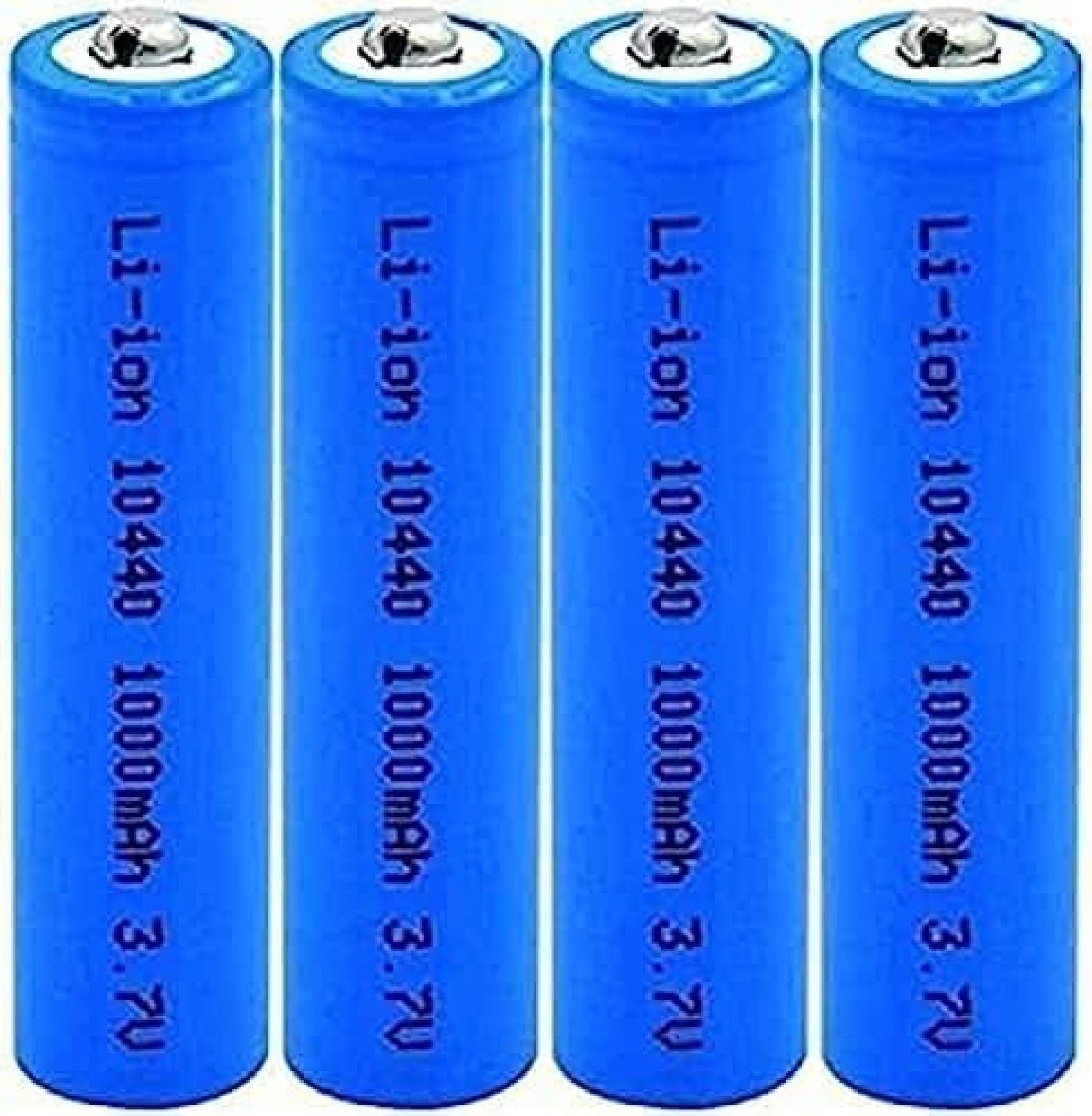 New Ion Batteries 3.7v 1000Mah 10440 Replacement Cells for Electric Razor Moe,4pcs