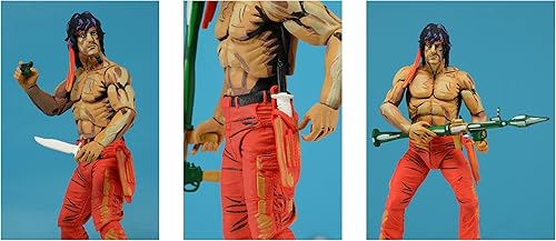 Miniatura 6 de NECA Rambo 7" First Blood Part II Figura de acción (Classic Video Game Apariencia)