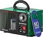 Ozone Generator 45,000mg/h, Industrial/Home O3 Air Purifier Deodorizer for Areas of 2500 Square Feet - High Capacity Ozone Machine Air Ionizer Odor Clean for Rooms, Smoke, Cars, Pets (Green)