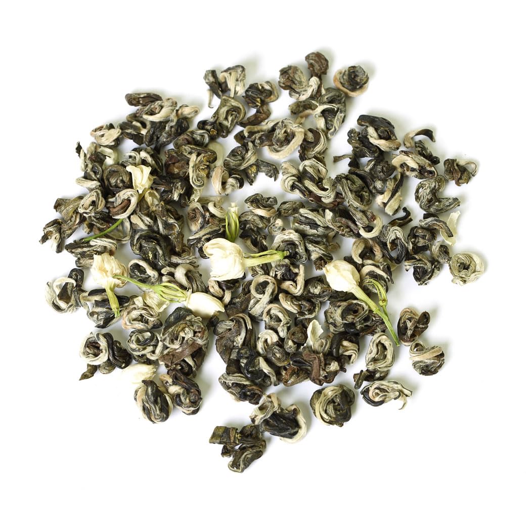 GOARTEA Jasmin Thé Vert 250g 8.8oz Nonpareil Supreme Jasmine Green Tea Loose Leaf Moli Yinhao - Snow White