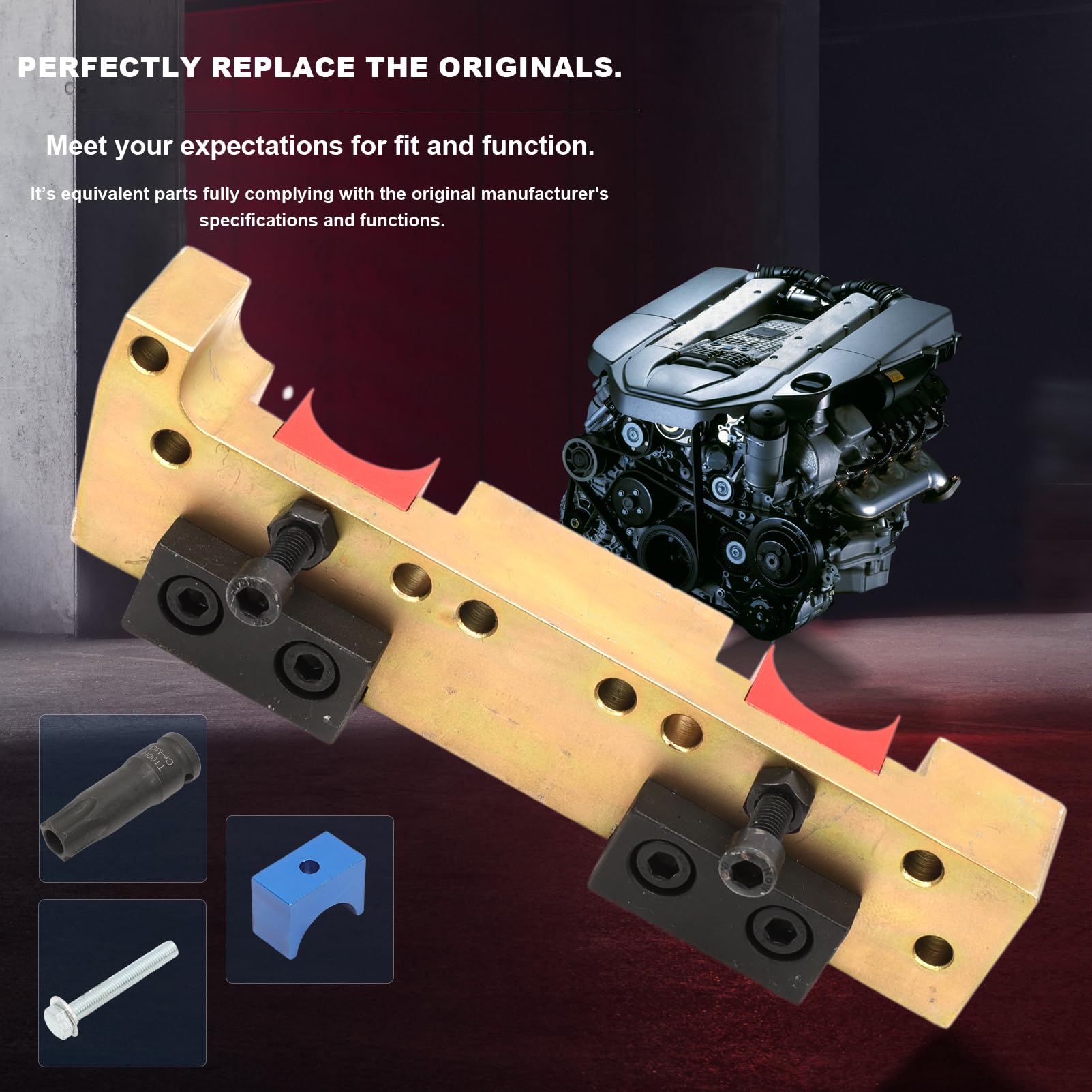 Produktbild von Motor Einstellwerkzeug Nockenwellen Arretierung Für Mercedes M270