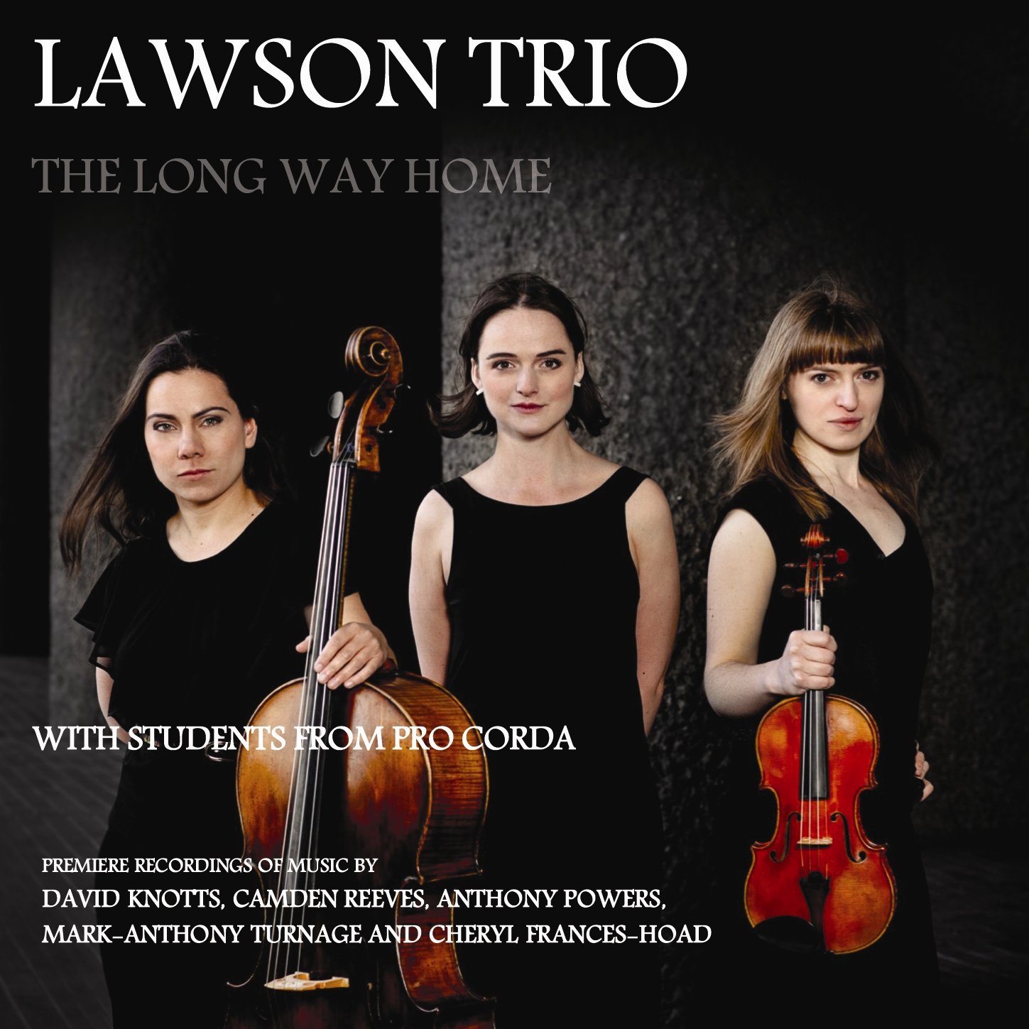 LAWSON TRIO - RARE HAND SIGNED CD - THE LONG WAY HOME - AUTOGRAPHED x 3