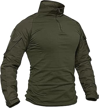 EmersonGear Blue Label 1/4 Zip Tactical Combat Shirt (Color: Multicam Tropic / Large) - Hero Outdoors