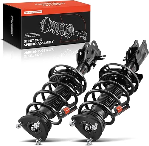 A-Premium Par delantero (2) conjunto completo de puntal y resorte helicoidal compatible con Mazda 6 2014 2015 2016 2017, lado del conductor y del