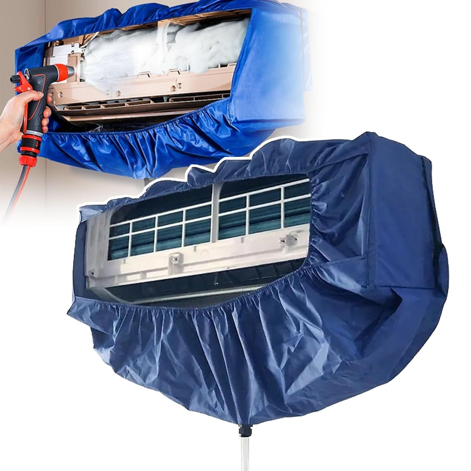 PPLDABNK Air Conditioning Cover, Air Conditioning Dust Washing Clean Cover