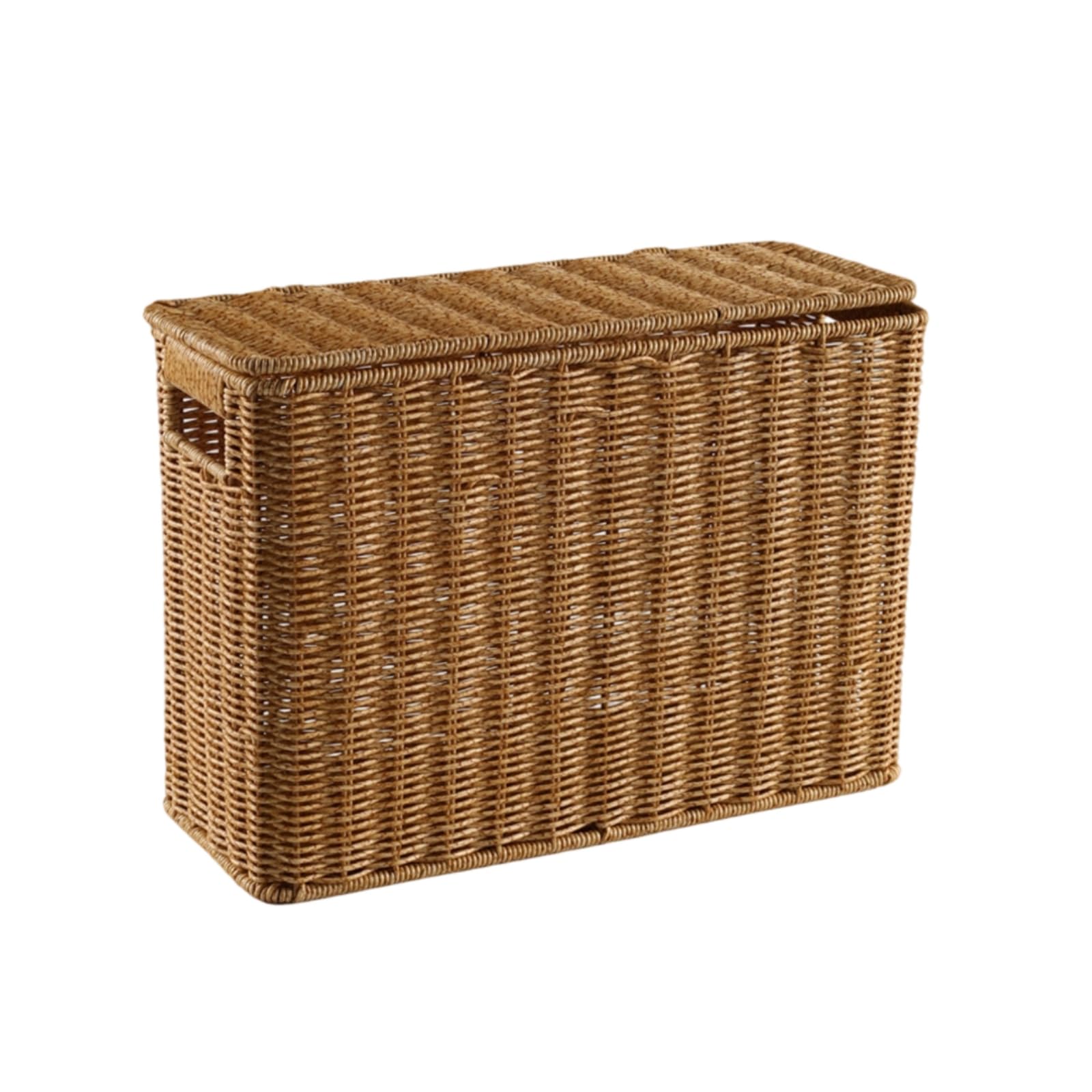 Cesta Imitación Ratán Estrecha, Style to 1, 48 × 18 × 33 Cm