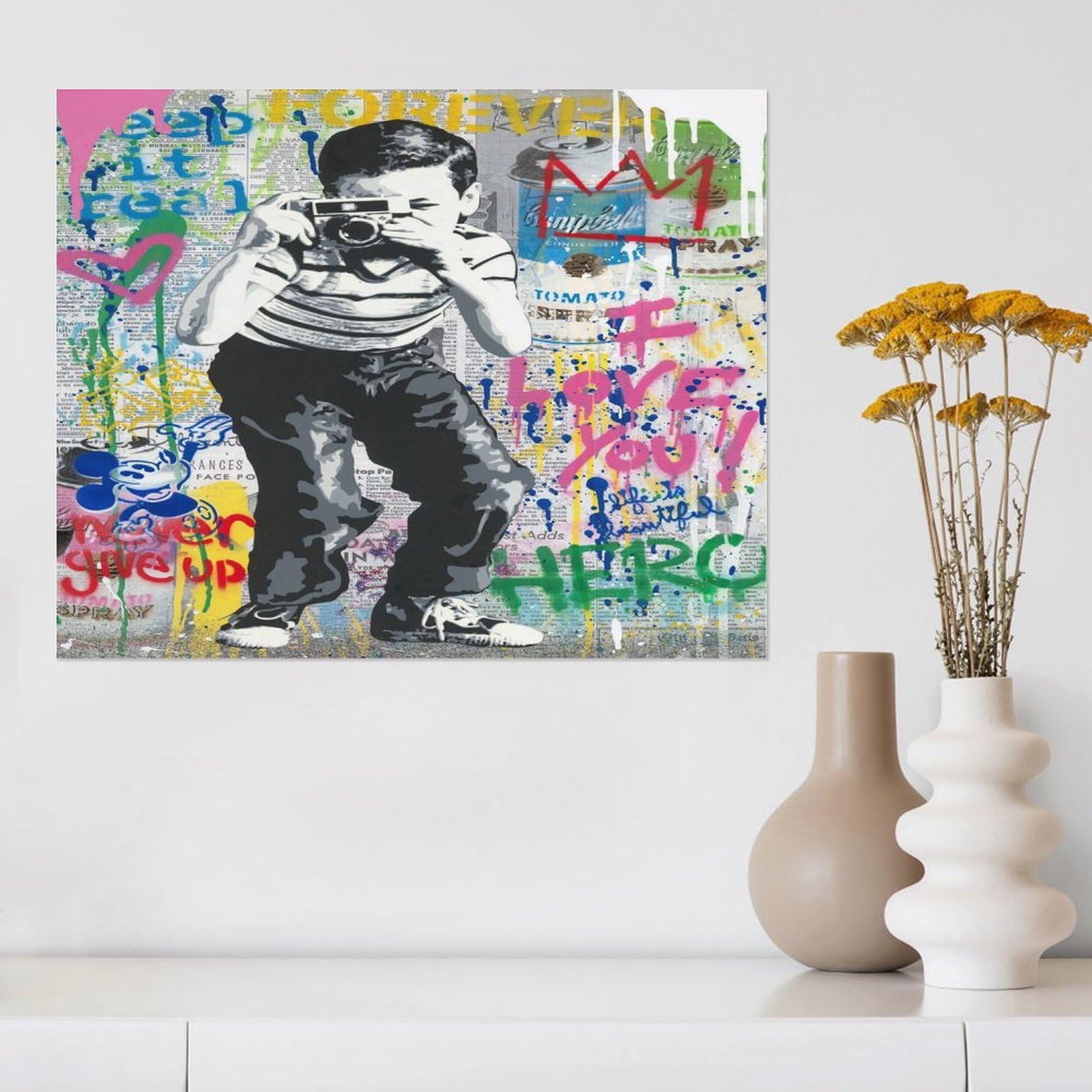 バンクシーポスター美品 バンクシー BANKSY DESTROY PANDA パンダ デザインポスター