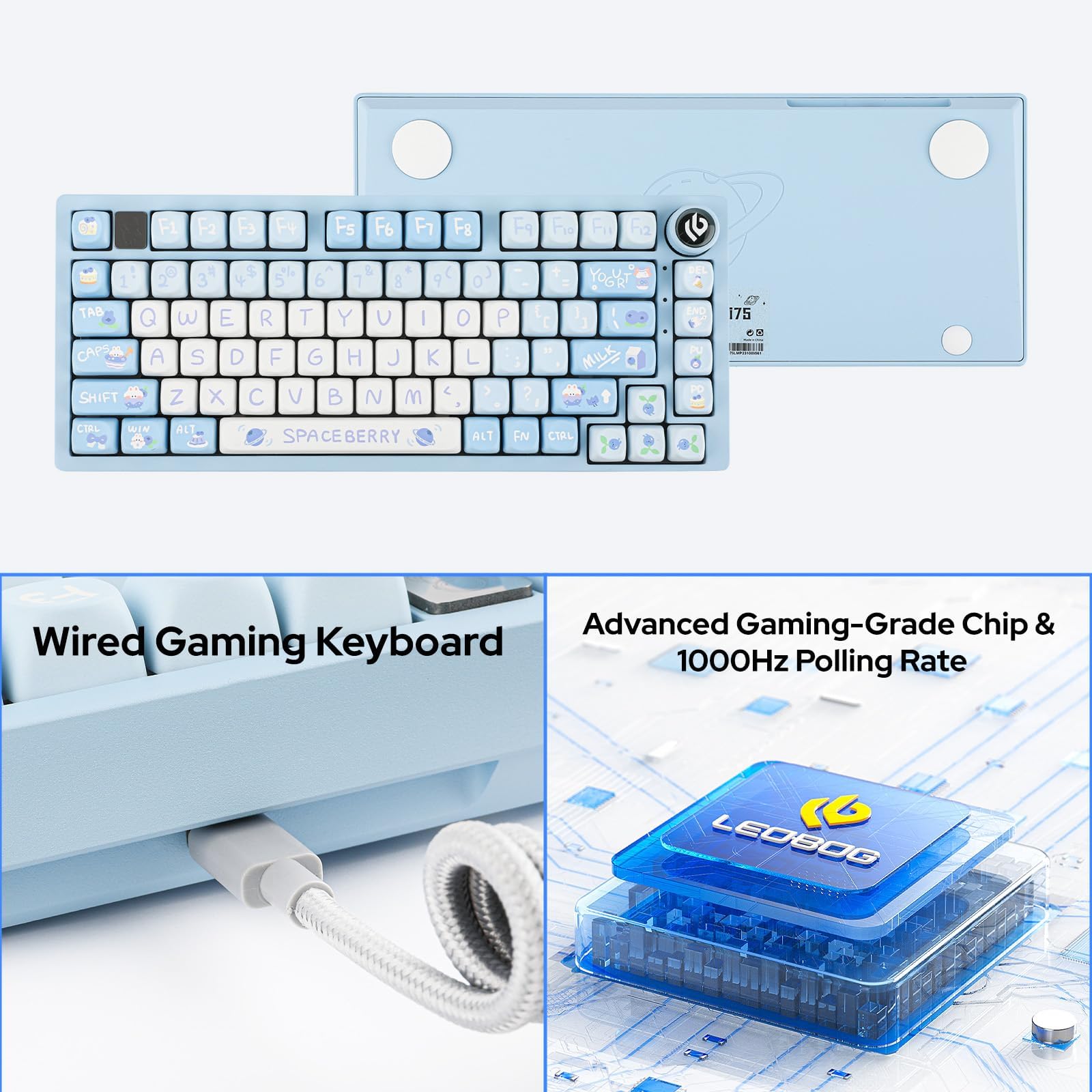 Amazon | EPOMAKER x LEOBOG (レオボグ) 有線ゲーミングキーボード