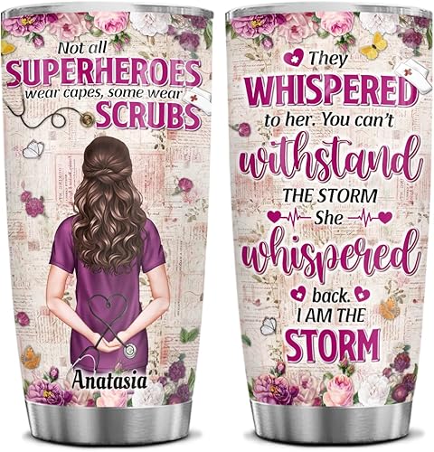 Vaso de médico personalizado Truly Great Doctors Cup con aislamiento de acero inoxidable de 20 onzas, 30 onzas, tazas de viaje para café,