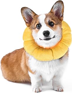 Soft Dog Collar, Donut Collar Post Surgery Flower Shape Dog Cones Alternative Adjustable Cat Collars for Medium Large Dogs (M) product image