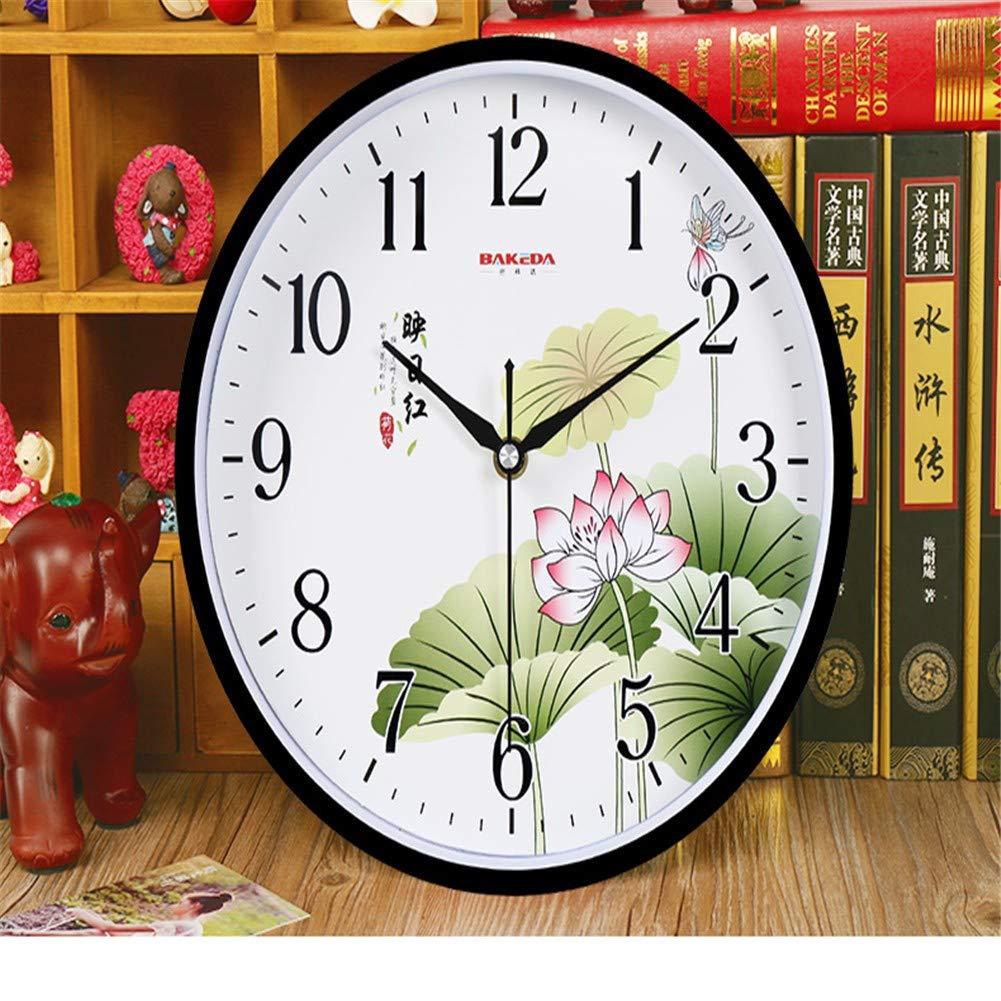 Horloge simple muette silencieuse de 10 pouces avec mouvement quartz