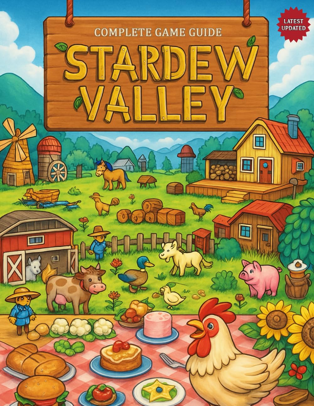 Stardew Valley 2026 ULTIMATE GUIDE (1.6 UPDATED): Complete Official Walkthrough & 100% Mastery with Farming, Ginger Island Secrets, Fishing/Mining/Crafting Tips – Beginner to Pro!      Paperback – January 19, 2026