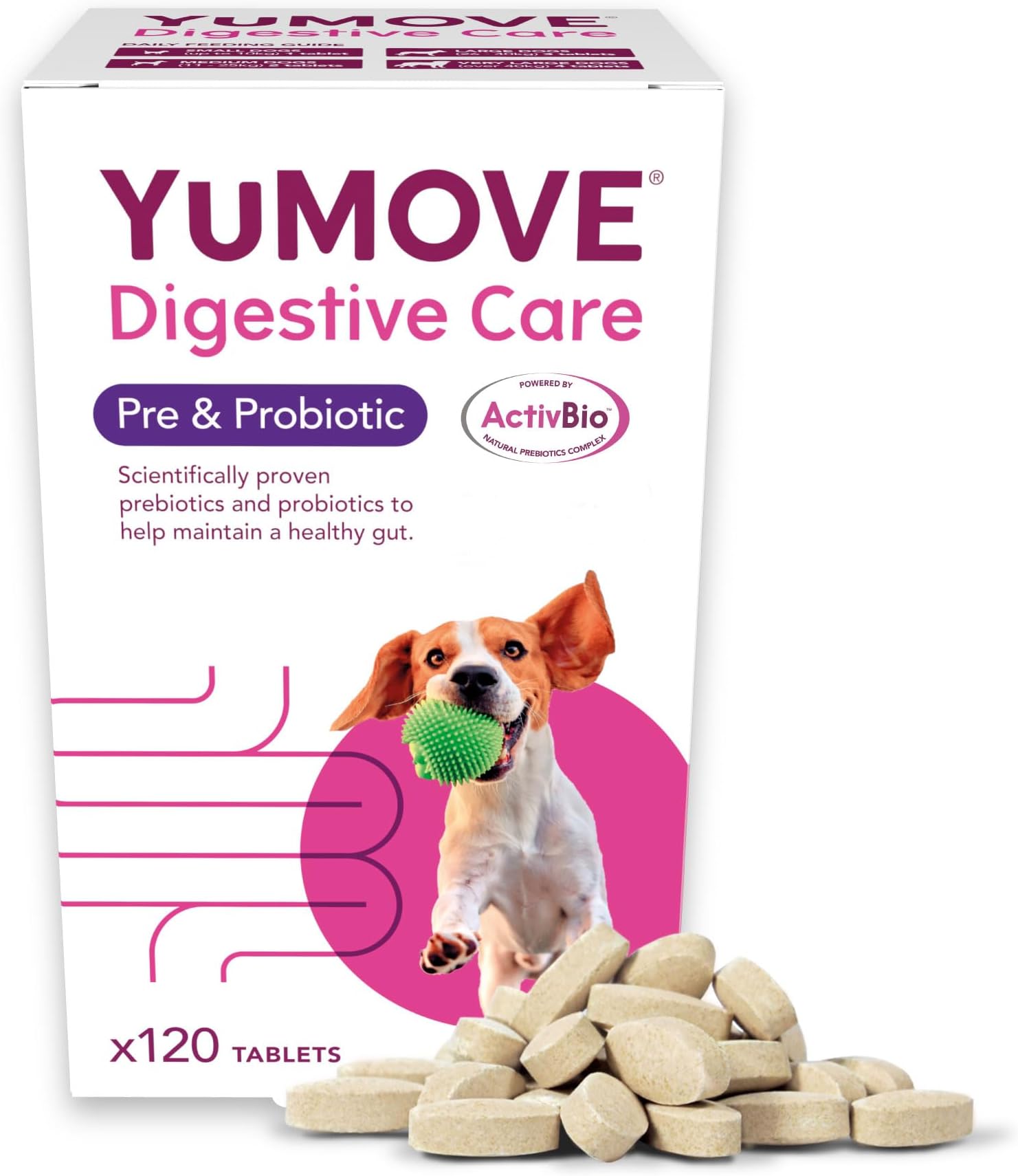 Image showcasing YuMOVE Digestive Care for All Dogs | Previously YuDIGEST | Probiotics ...