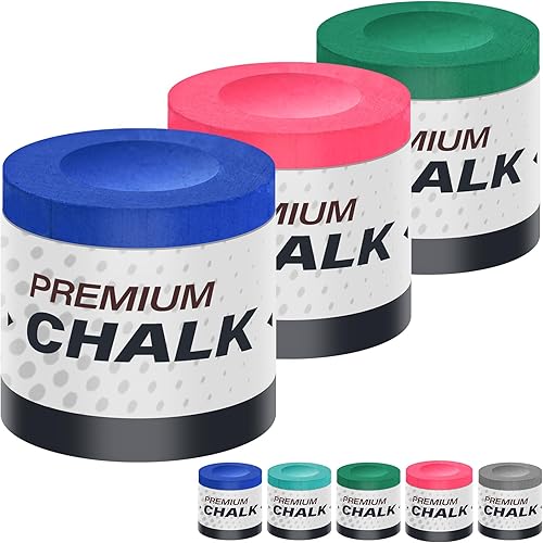 SOLROS - 3 piezas de tiza de billar para billar de alta calidad, cubos puros redondos, accesorios de mesa de tiza de alto rendimiento, baja disponible en Yaxa Costa Rica
