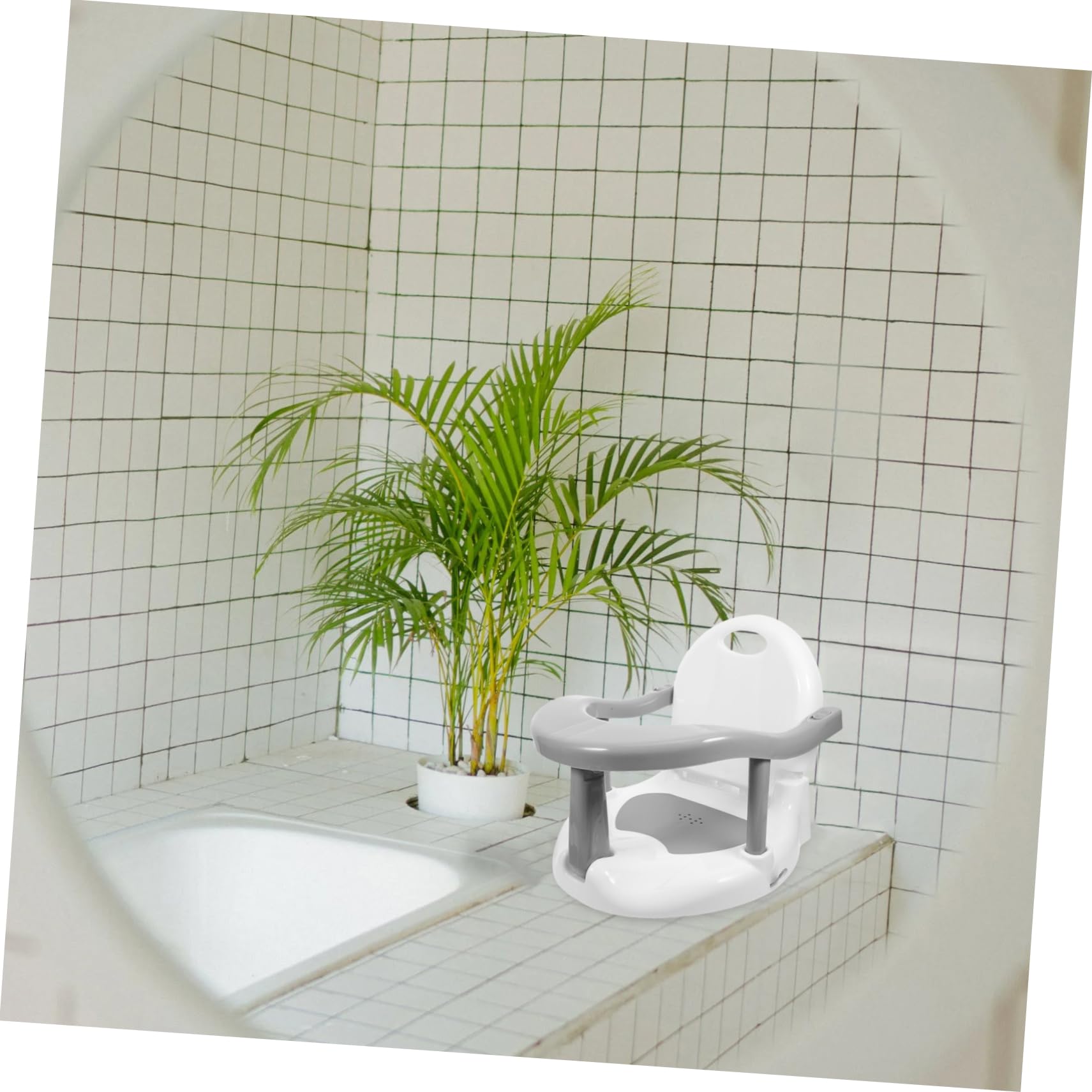 VICASKY Badewannenstuhl für Junge Mädchen Abnehmbar für Kleinkinder und Neugeborene mit Saugnäpfen für Badewanne und Dusche Babybadezubehör