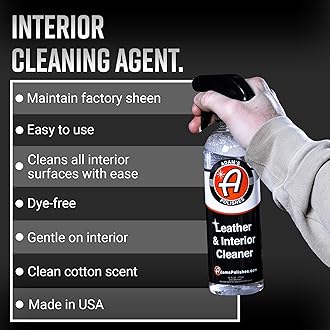 Adam's Polishes Leather & Interior Cleaner, 16oz