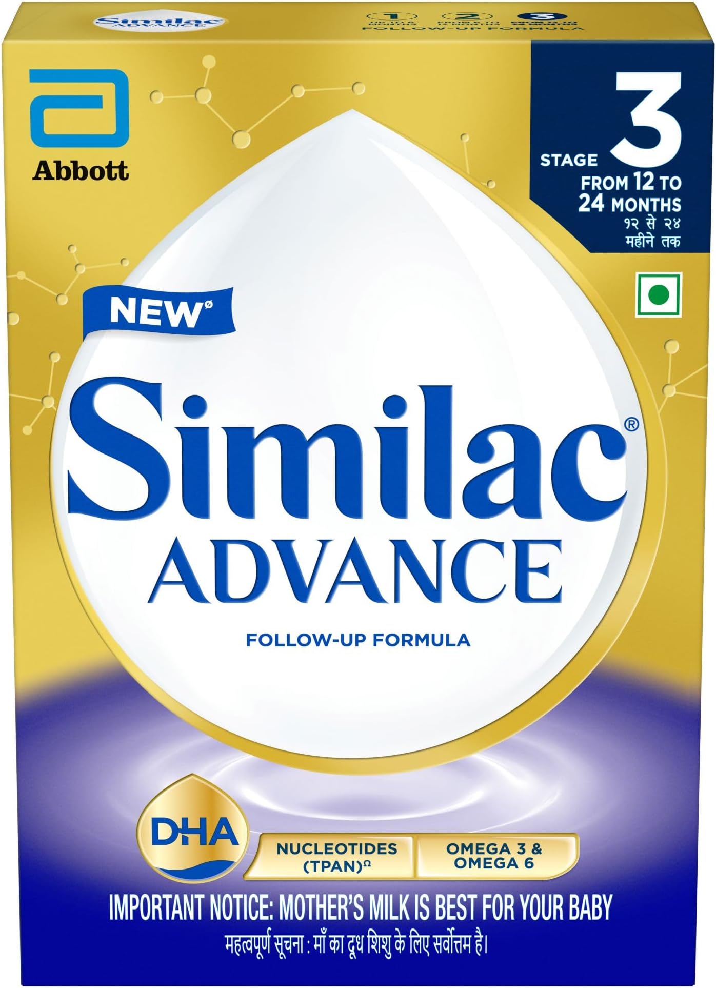 Stage 3 (12 to 18 months) Infant Formula -400 Gms Powder Box