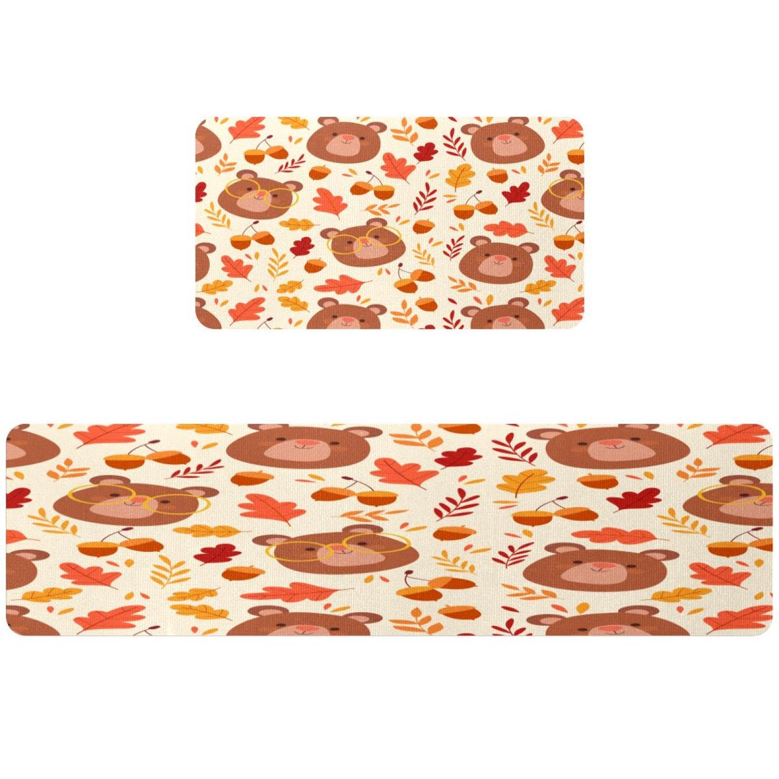 Tapis de cuisine antidérapant et absorbant lavable en machine