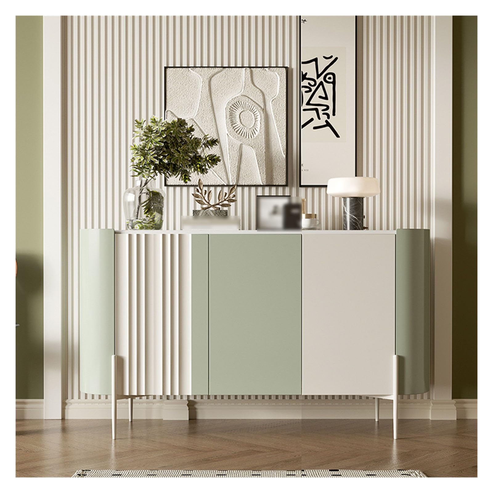 Vorratsschränke Moderner Schuhschrank for den Eingangsbereich, Wohnzimmer-Sideboard im cremefarbenen Stil, dekorativer Schrank, Esszimmerschrank, Aufbewahrungsschrank Lagerschränke/Vorratsschränke(120