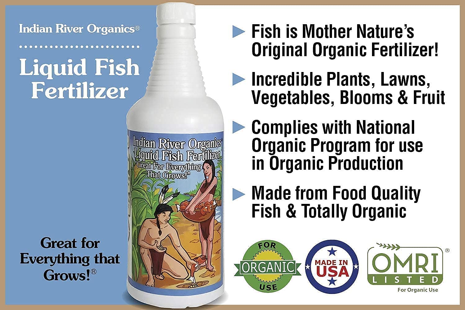 Fish Fertilizer Omri Listed Hydrolyzed Fish Fertilizer for Plants (1