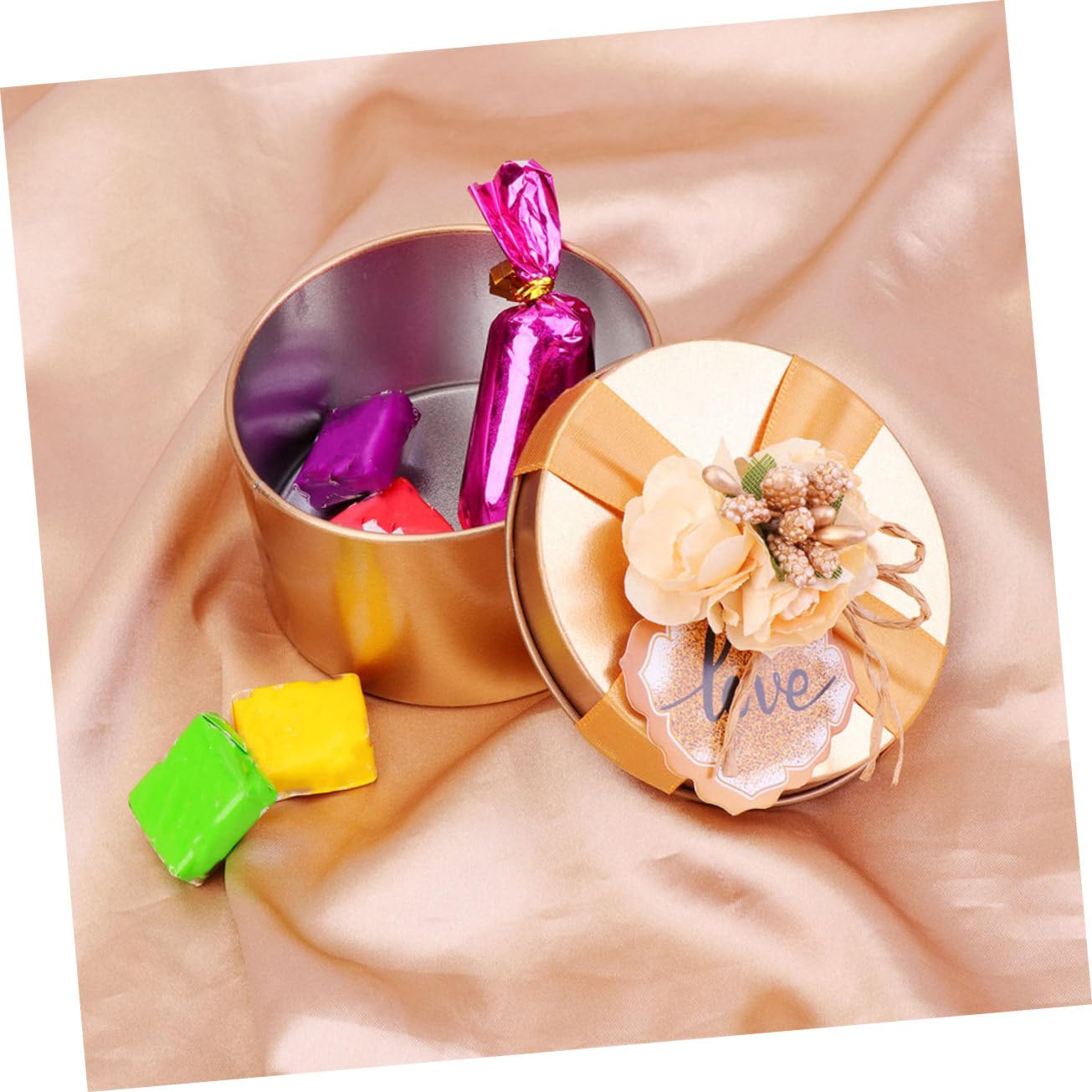 Healeved 8pezzi Scatole Per Matrimonio Da Scatoline Eleganti Per Confetti e Piccole Decorazioni Color Per Feste e Compleanni