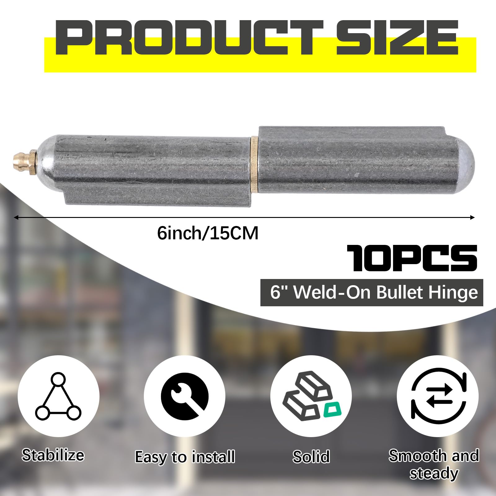 Bullet Inch Snapklik.com : Zonon 10 Pcs 6 Inch BBQ Smoker Bullet Weld On Bullet ...