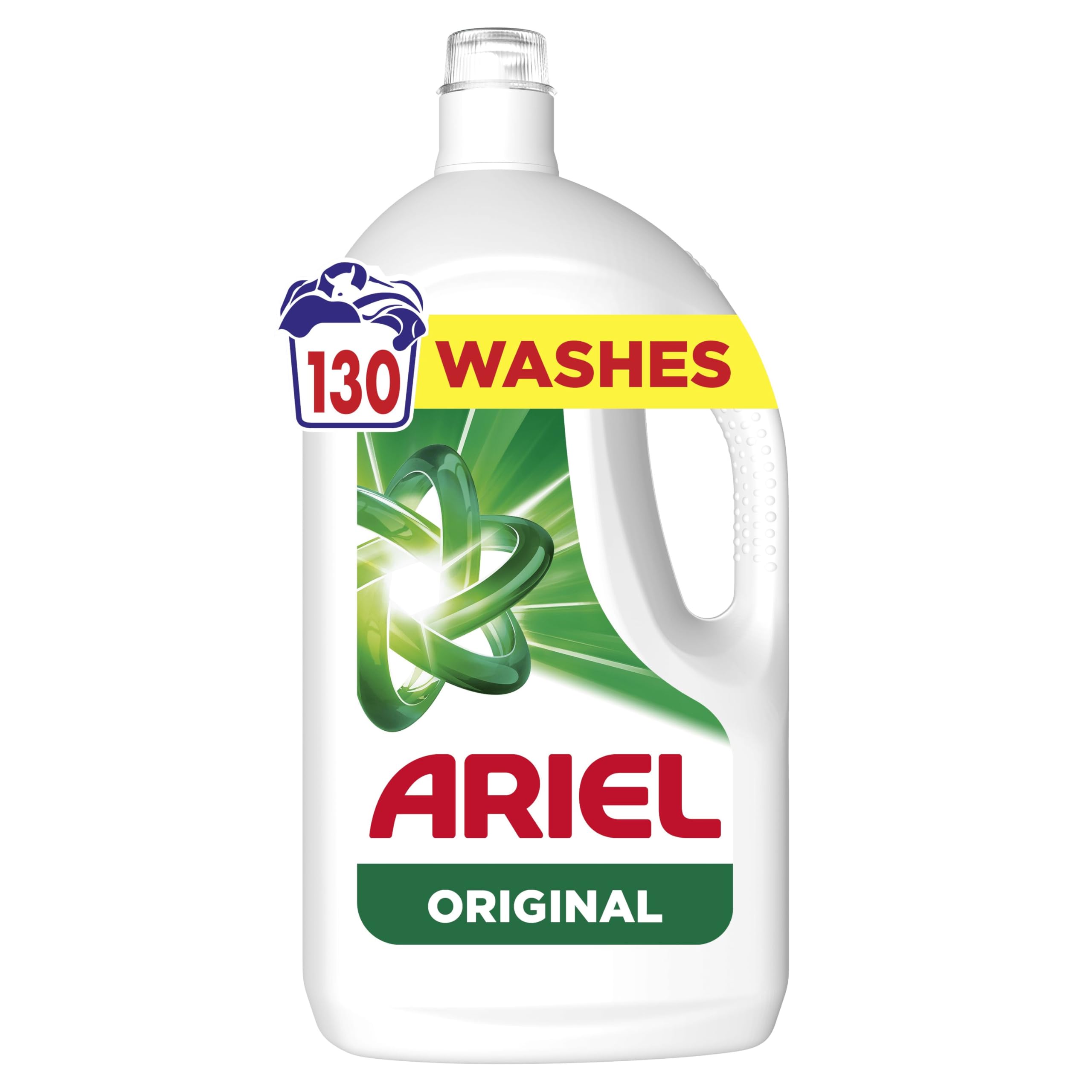 Ariel Washing Liquid Laundry Detergent, 130 Washes, Original, Stain & Odour Removal Even in Cold & Short
