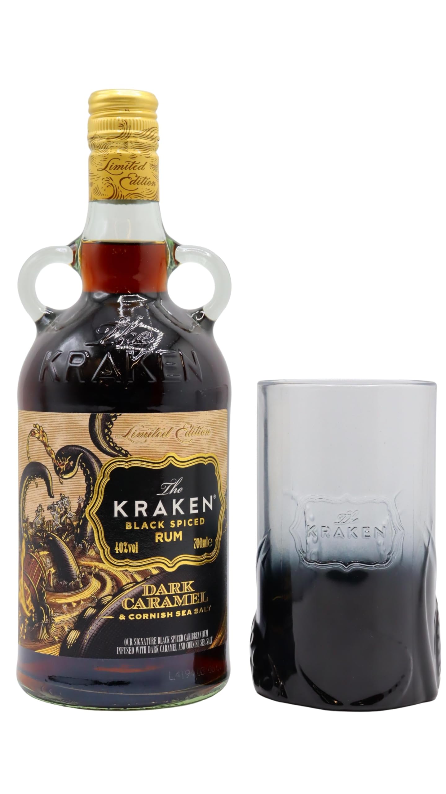 Kraken - Dark Caramel & Cornish Sea Salt Black Spiced Rum 70cl 40