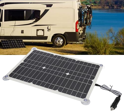 Miniatura 5 de Cargador de batería solar de 100 W y 18 V, controlador USB portátil, kit de carga de panel monocristalino, kit de panel solar para barco, coche, RV,