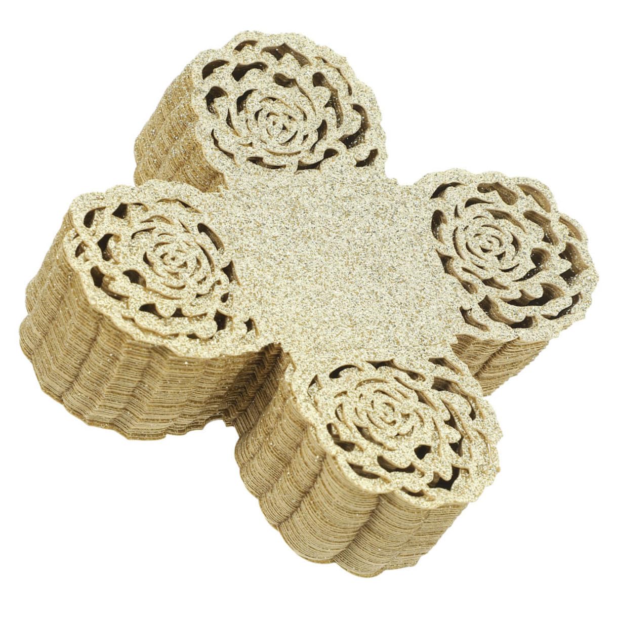 Caissettes en papier pour chocolat en papier fiable vert doré pour illuminer vos buffets