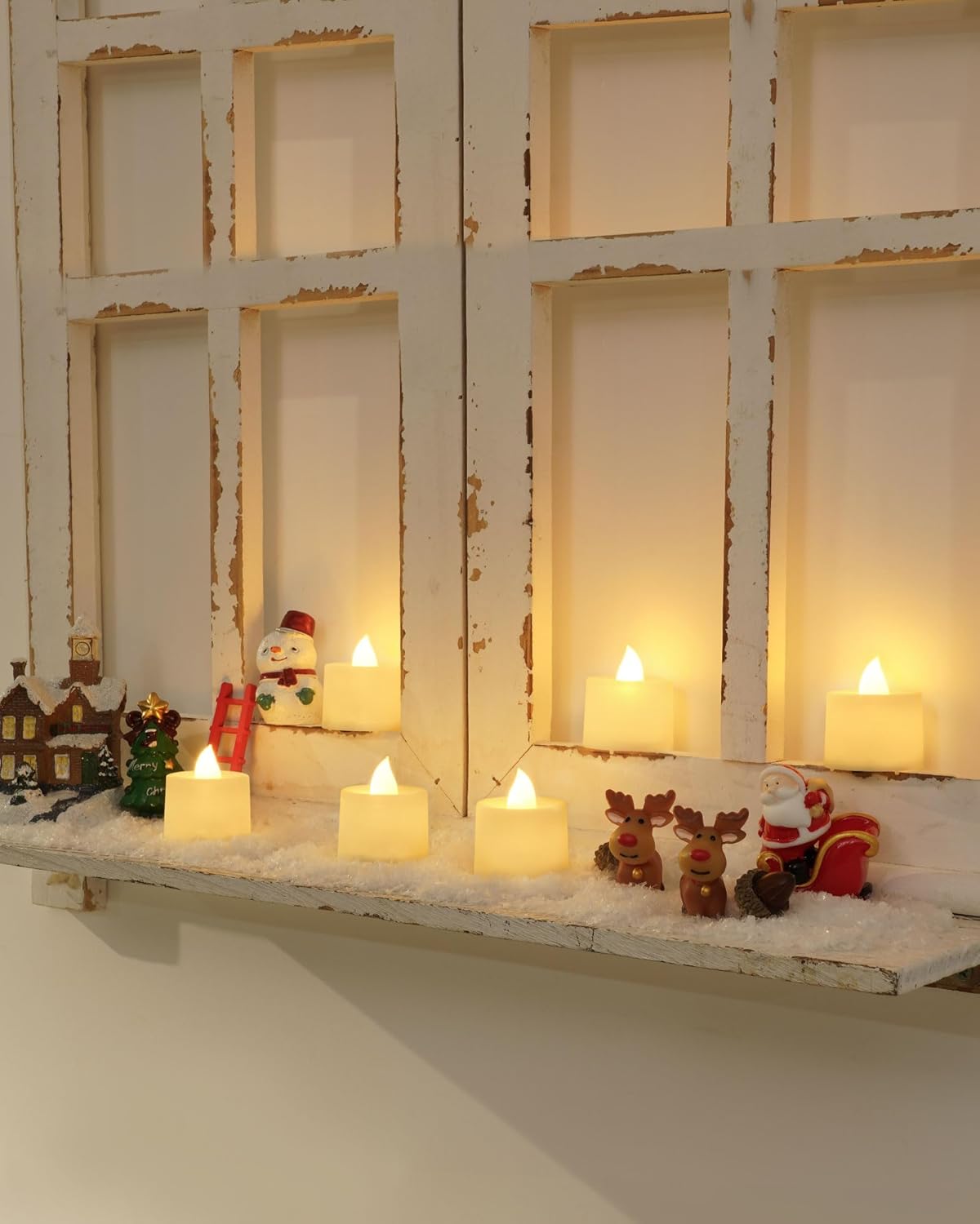 Amagic 12/24/50/100/150 Pack LED Tea Lights, Flameless Votive Candles, Battery Operated Tealights Candles for Halloween, Christmas, Home Decor, Wedding, Theme Party, Festival(12 Pack, Warm White) - Image 5