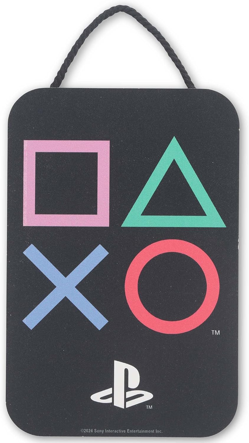 PlayStation Controller Gallery Wrapped Canvas Wall Decor - Classic PlayStation Wall Art for Game Room or Man Cave