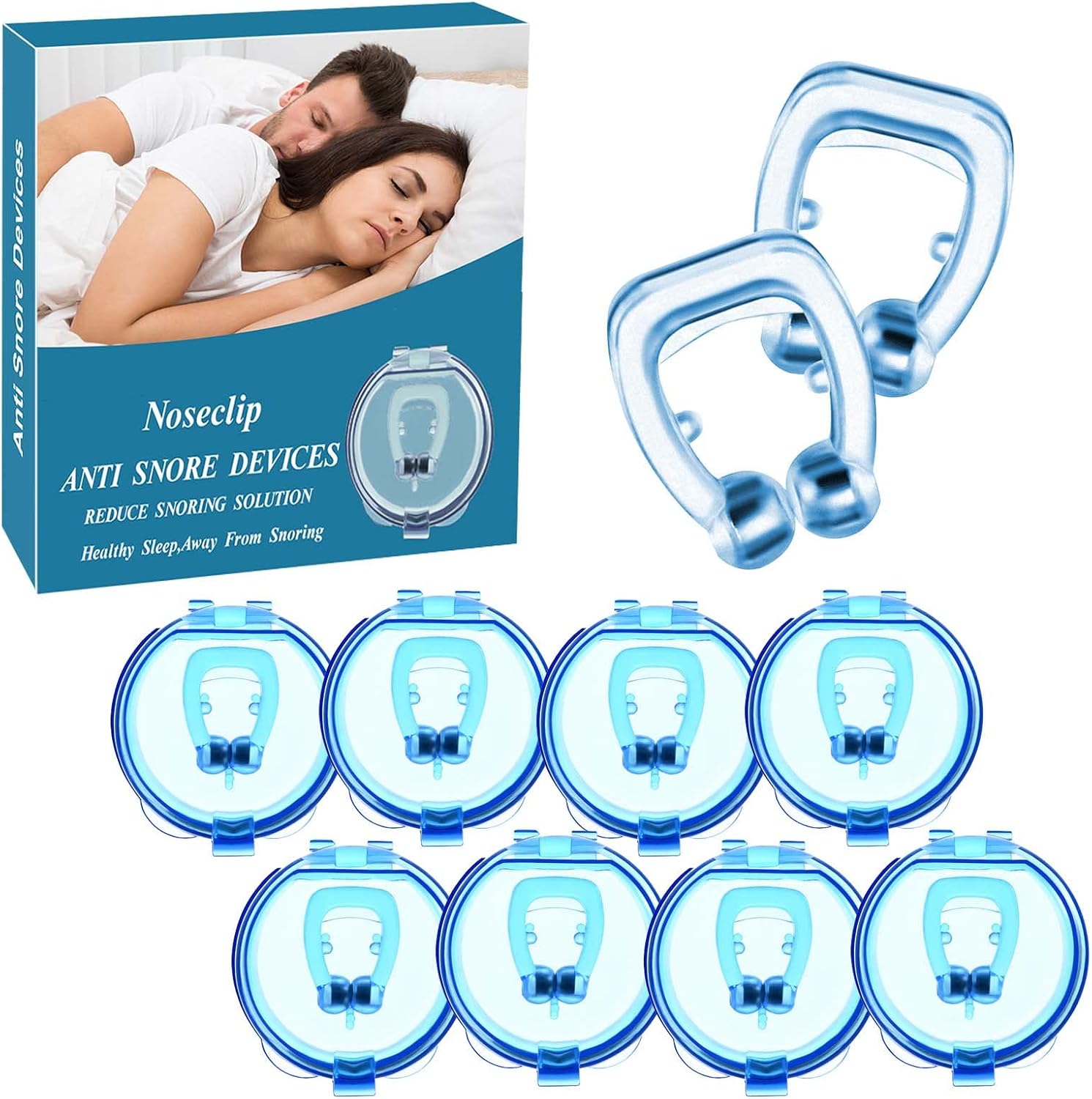 Anti Snoring Devices, 8 Pcs Anti Snoring Nose Clip Provide The