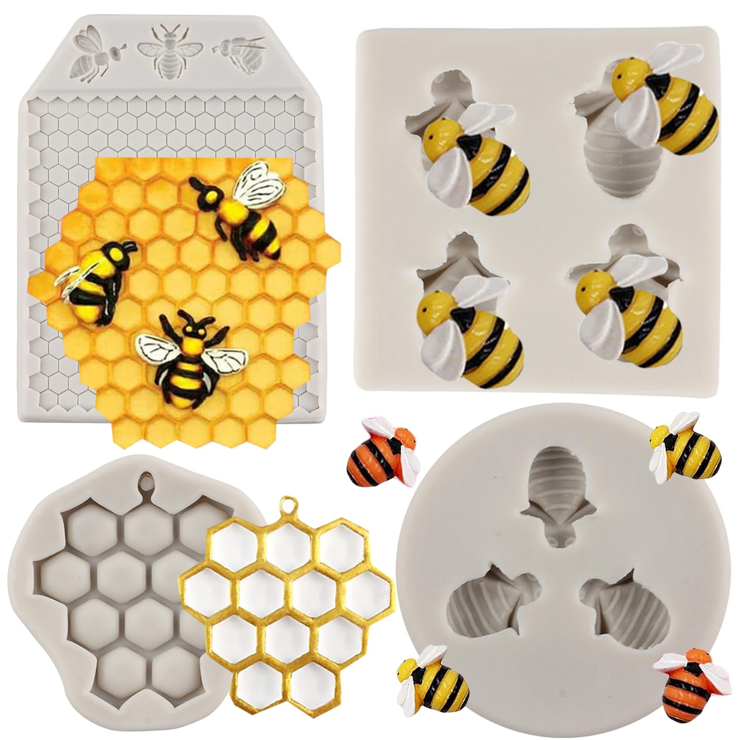 RFGHAC Wapens Zwaard Bijl Mes Siliconen Fondant Mould voor Cake Decoratie Cupcake Topper Candy Polymeer Klei Chocolade Gum Pasta Set van 4