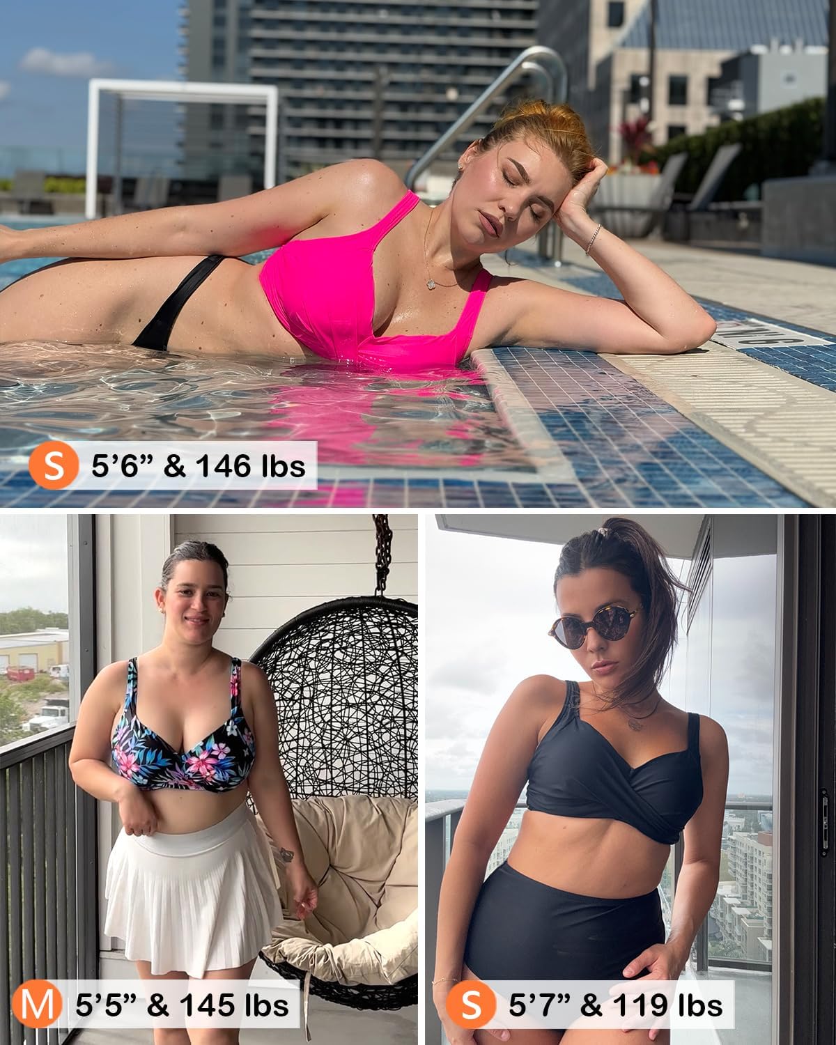 Women Underwire Bikini Tops - Push Up Swim Top Only Bra Padded Bathing Suit Top 2025 Swimsuit Tops - Image 6